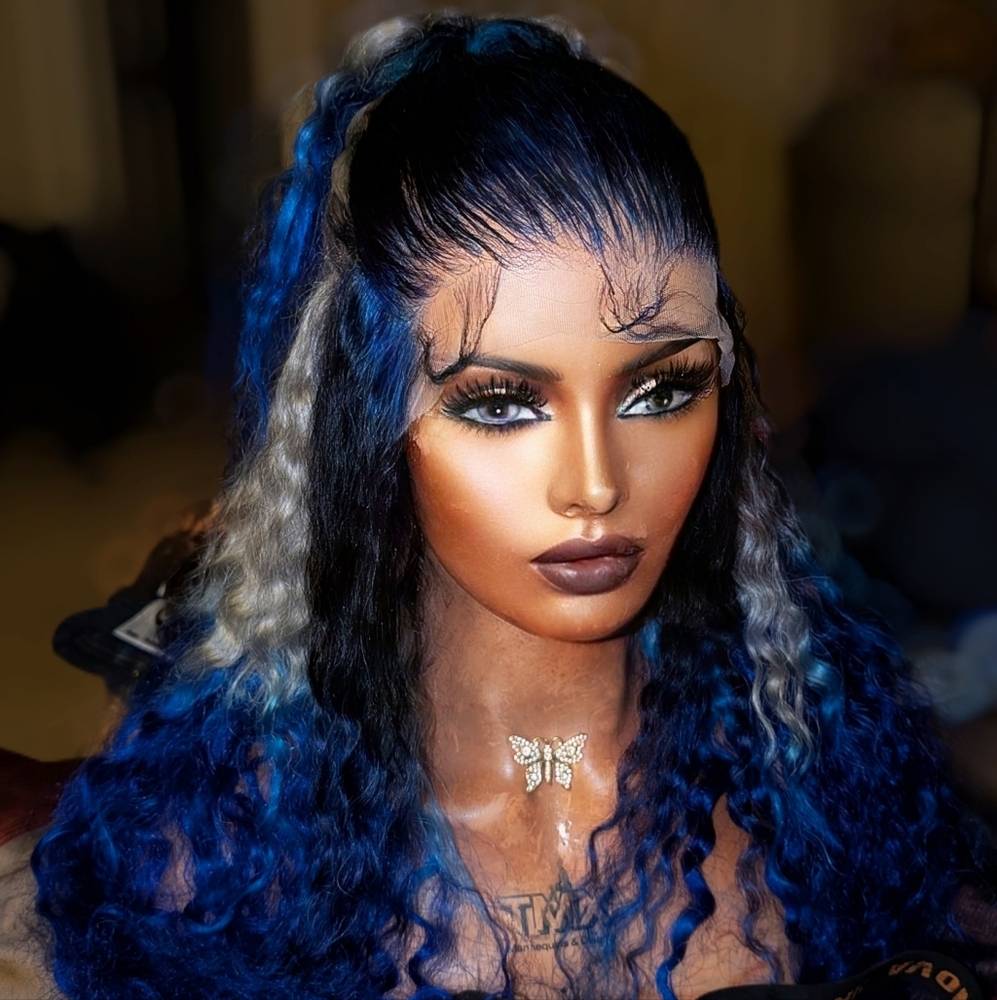 HUMAN HAIR CURLY 13*6 FRONTAL WIG - Picture 6 of 7